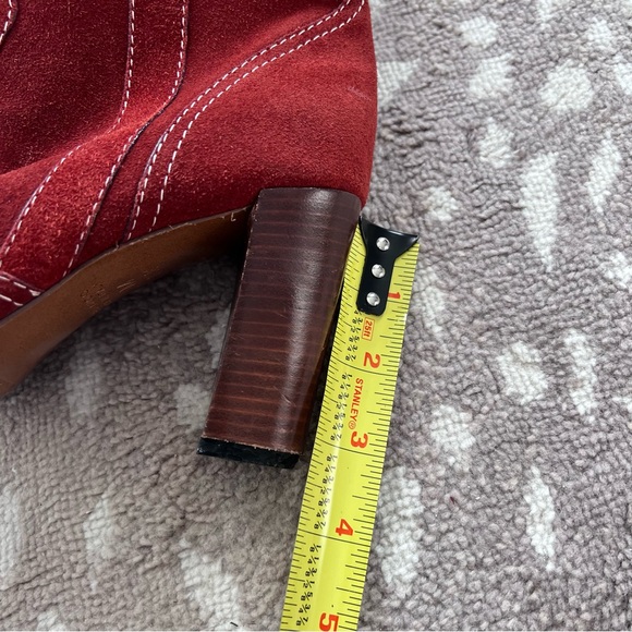 Marc Jacobs 7.5 rust/burnt orange suede slouch boot EUC - Picture 6 of 11